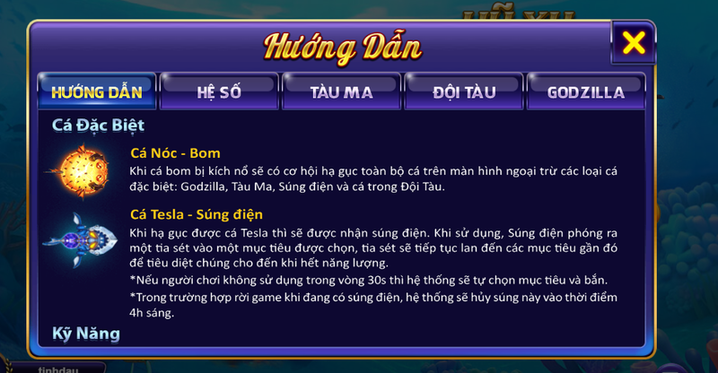 ban ca thai binh duong 1 Kỹ Năng Và Sử Dụng Các Vũ Khí Trong Bắn Cá Đại Chiến Thái Bình Dương