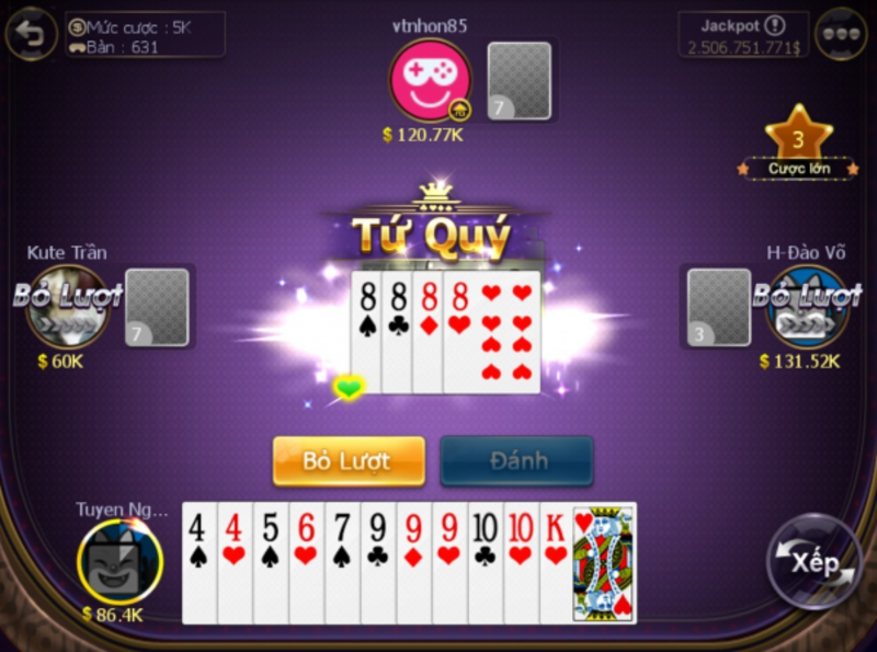 sam loc fb88 1 Thuật ngữ các thứ tự lá bài trong Sâm Lốc Fb88